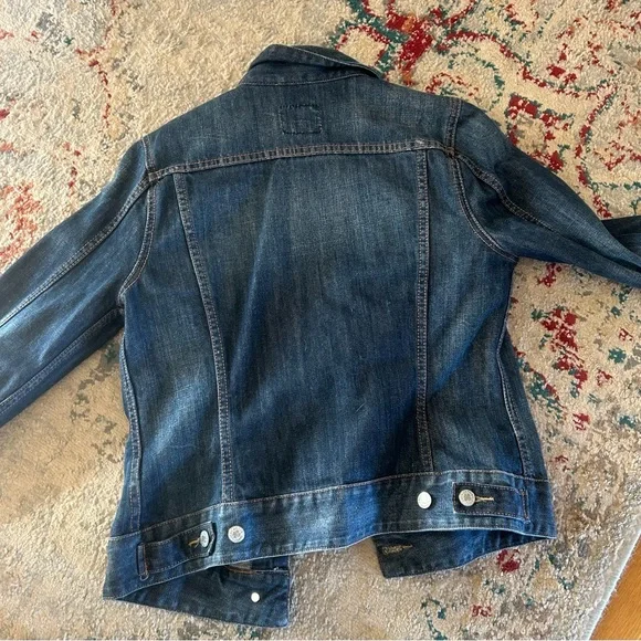 Dark Blue Denim Jacket Lucky Brand - Picture 7 of 10